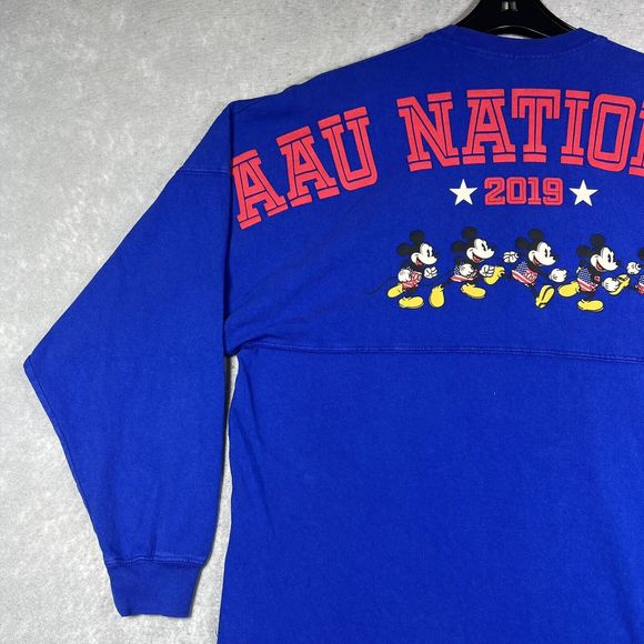 Disney Parks AAU Volleyball Nationals 2019 Spirit Jersey Shirt Blue Adult Small - Picture 4 of 11
